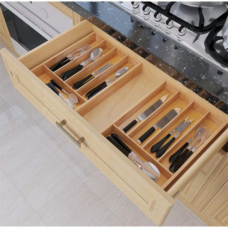 Bamboo Drawer Organizer