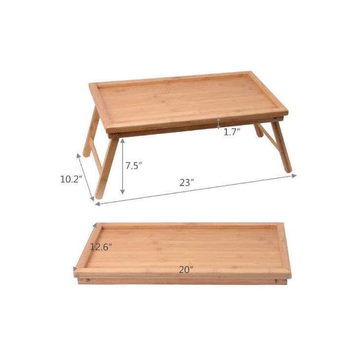 Bamboo Folding Serving Tray