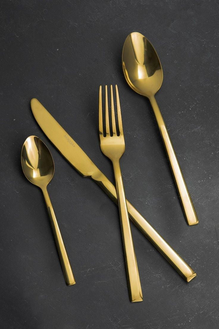 Gold Stainless Steel Cutlery