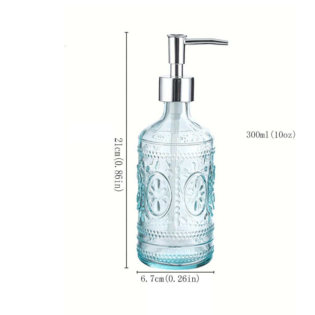 Decorative Glass Soap Pump