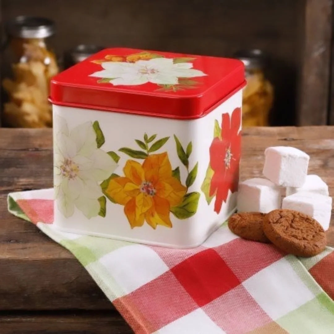 Pioneer Woman Tin Storage Box