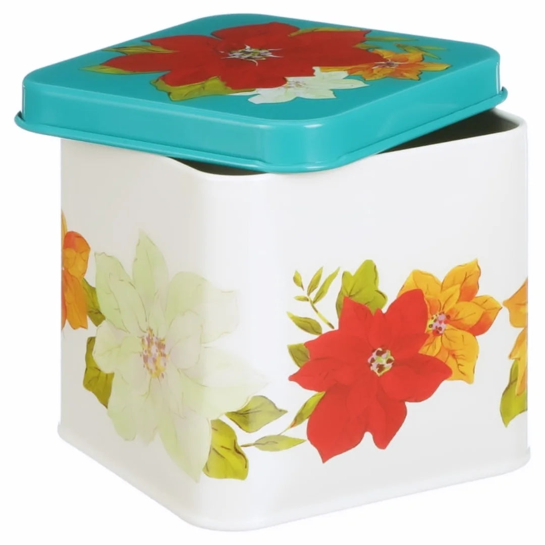 Pioneer Woman Tin Storage Box