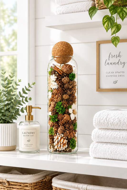Glass Potpurri Jar