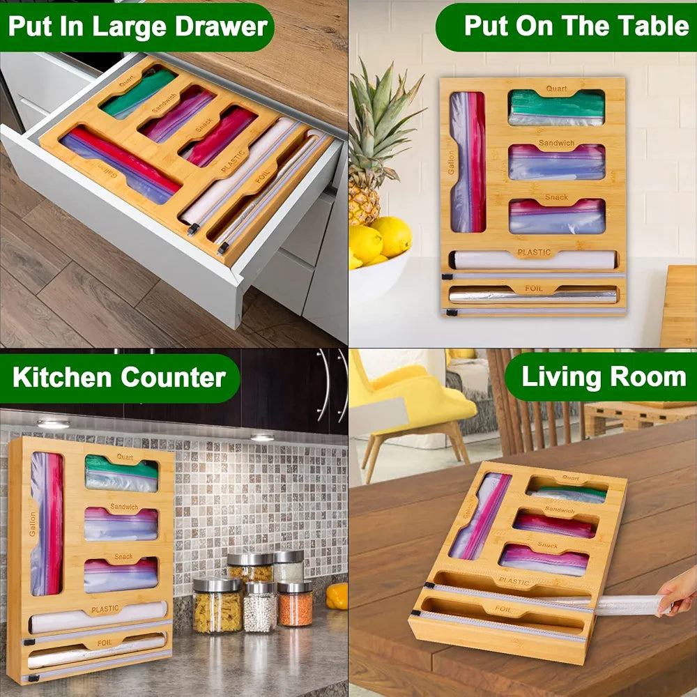 Bamboo Drawer Organizer