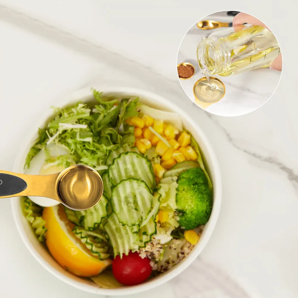 13pc Gold Measuring Set