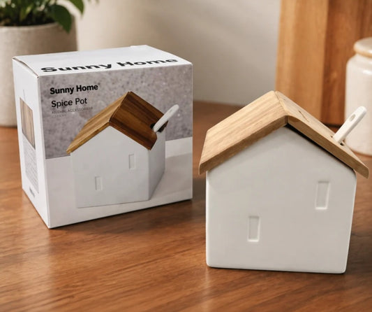 Ceramic House Sugar Pot