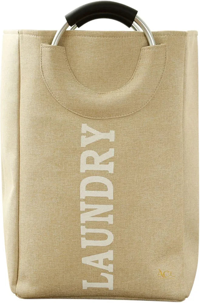 Laundry Basket w Metal Handle