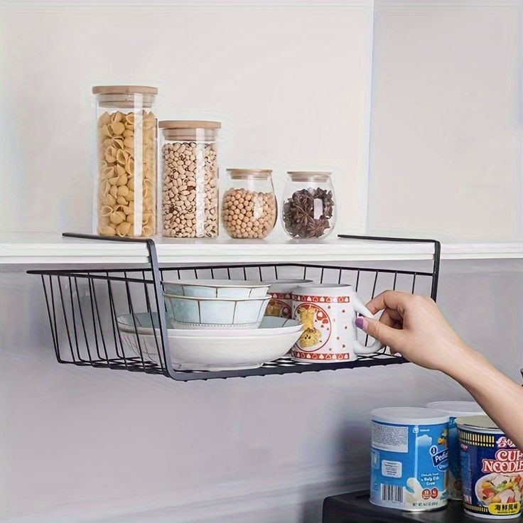 Under-Shelf Storage