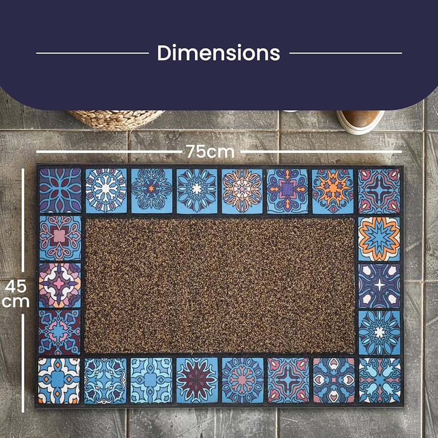 Multicolored Mosaic Mat