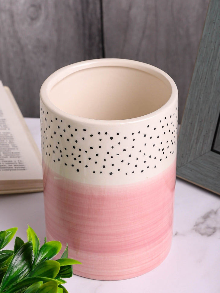 Polkadot & Pink Vase