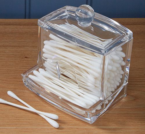 Acrylic Q-Tip Holder