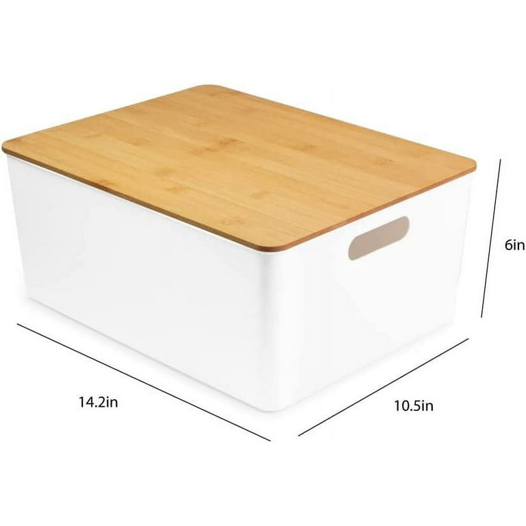 XL Bin with Bamboo Lid