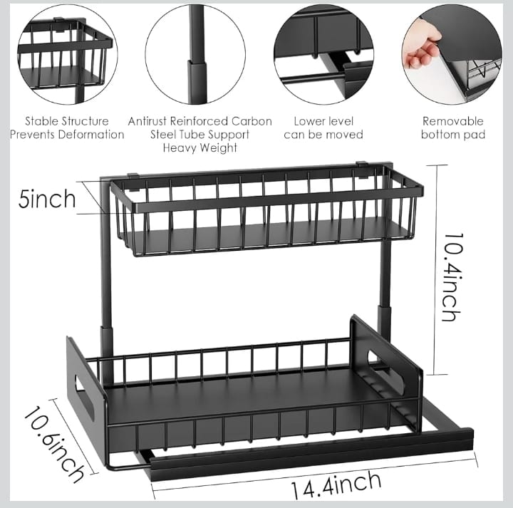 Metal Pull-Out Shelf