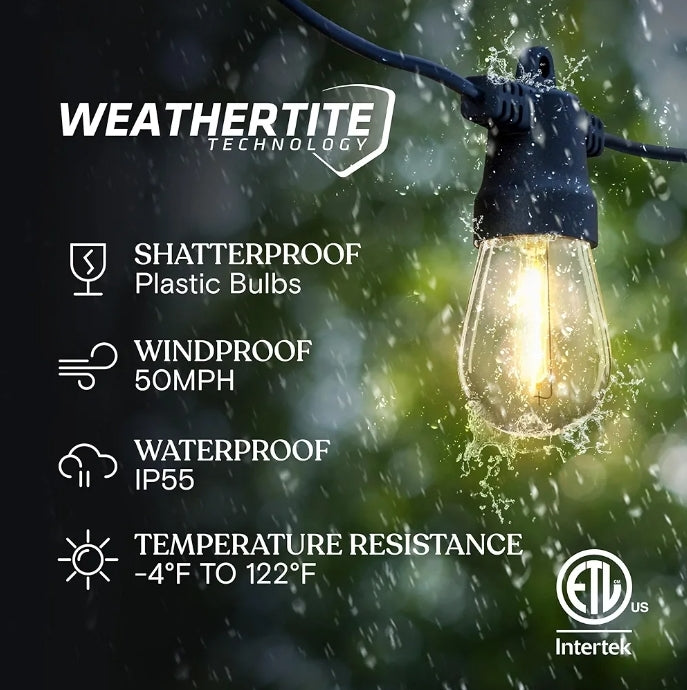 Outdoor Solar String Lights