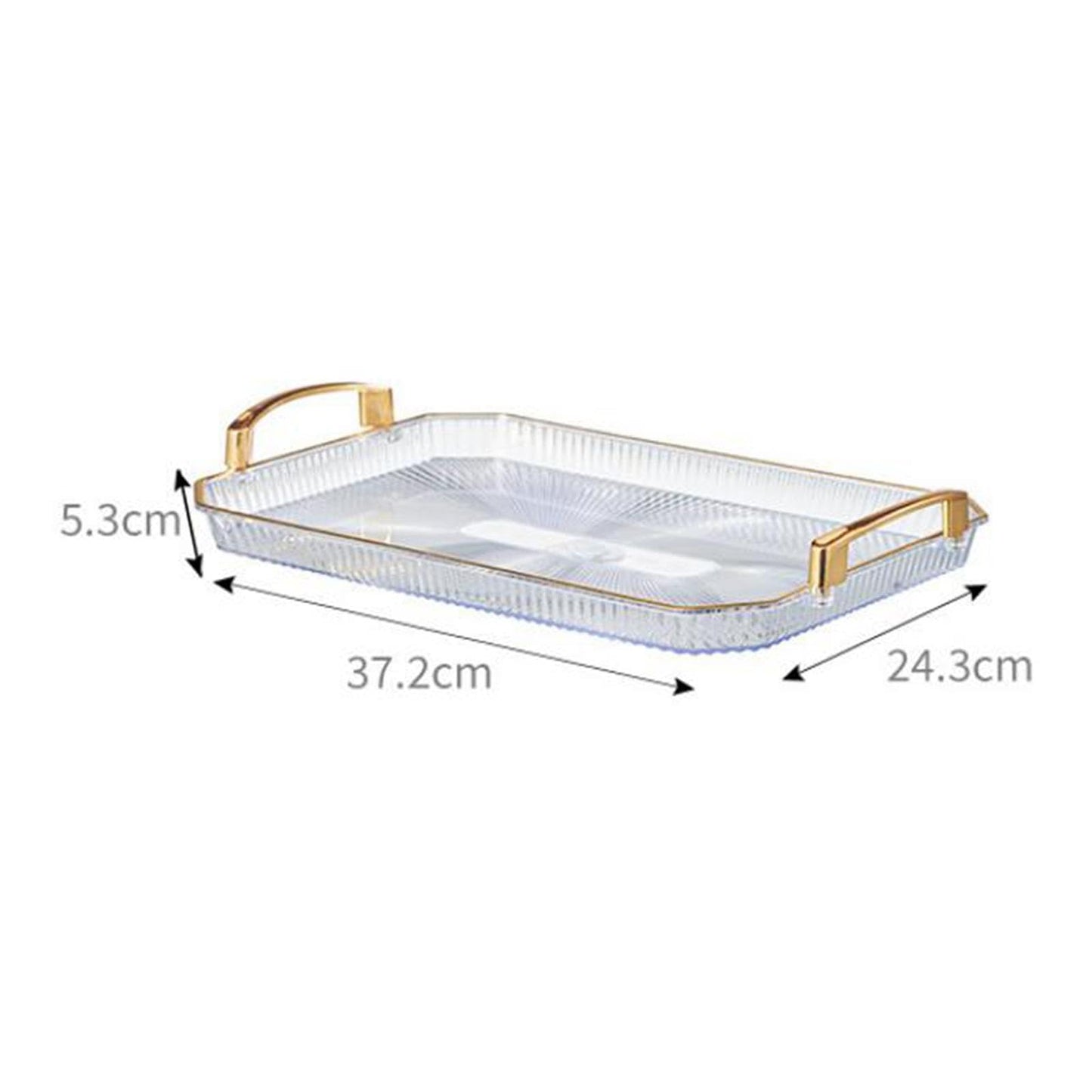 Rectangular Acrylic Serving Tray