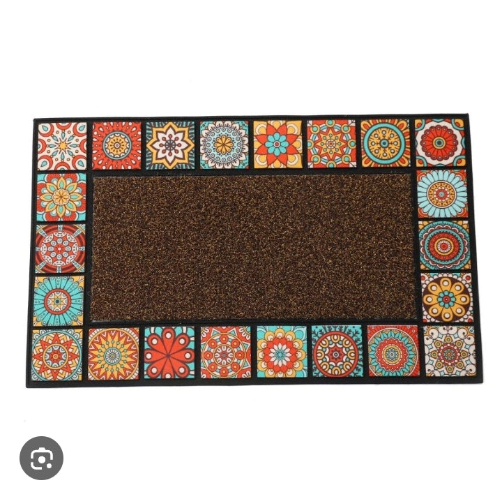 Multicolored Mosaic Mat