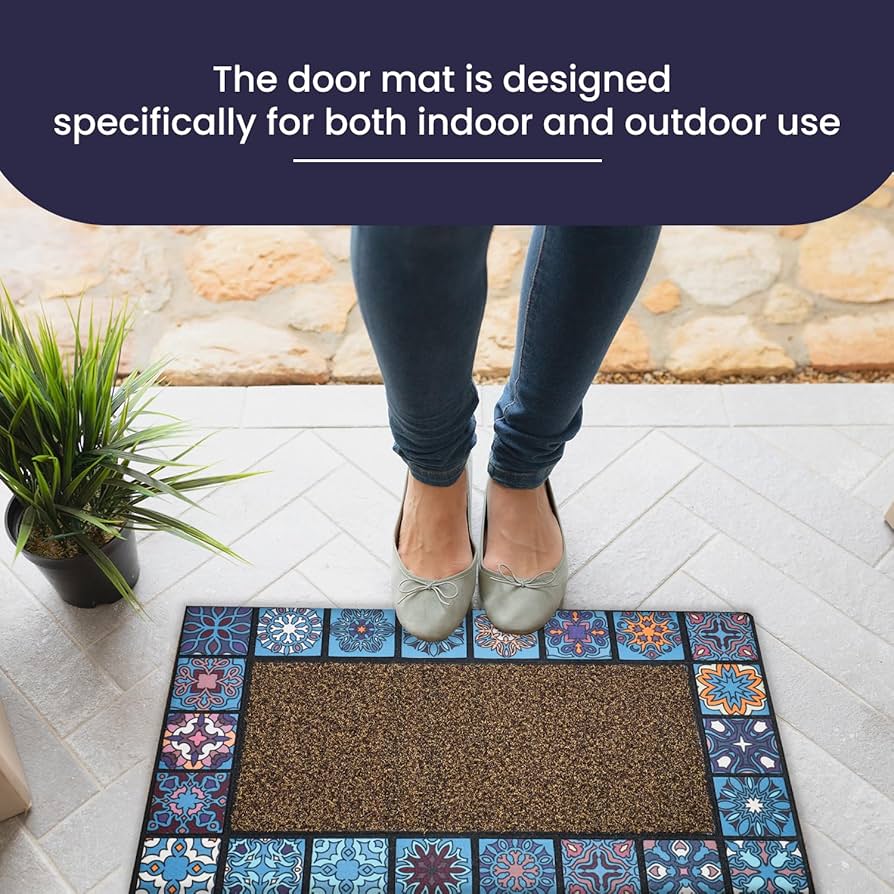Multicolored Mosaic Mat