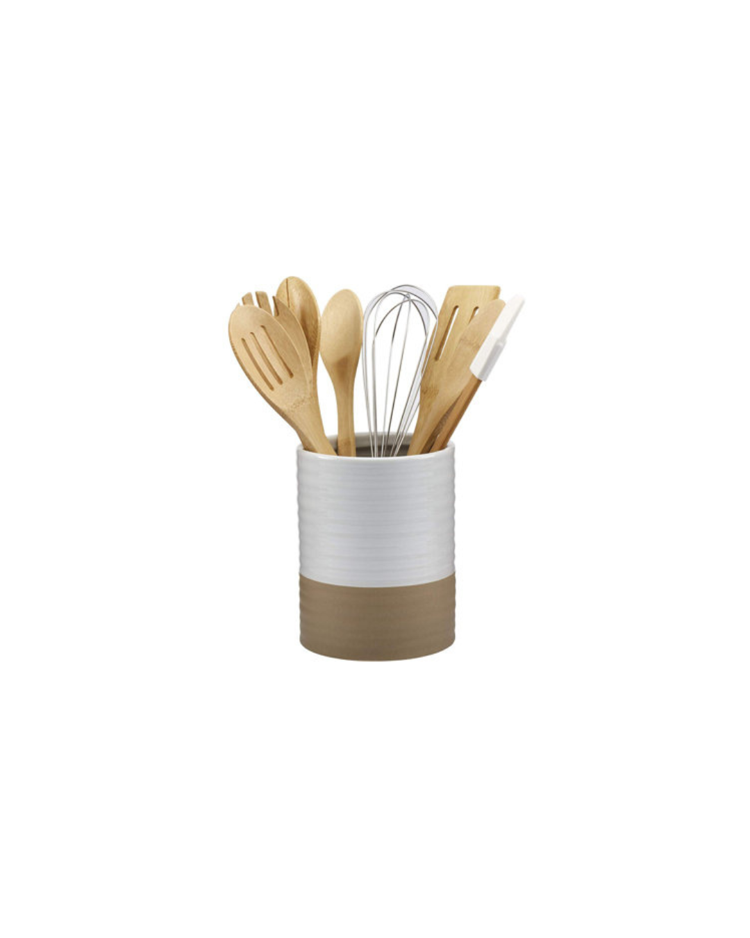 8pc Bamboo Kitchen Utensil Set