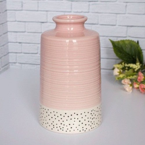 Polkadot & Pink Vase