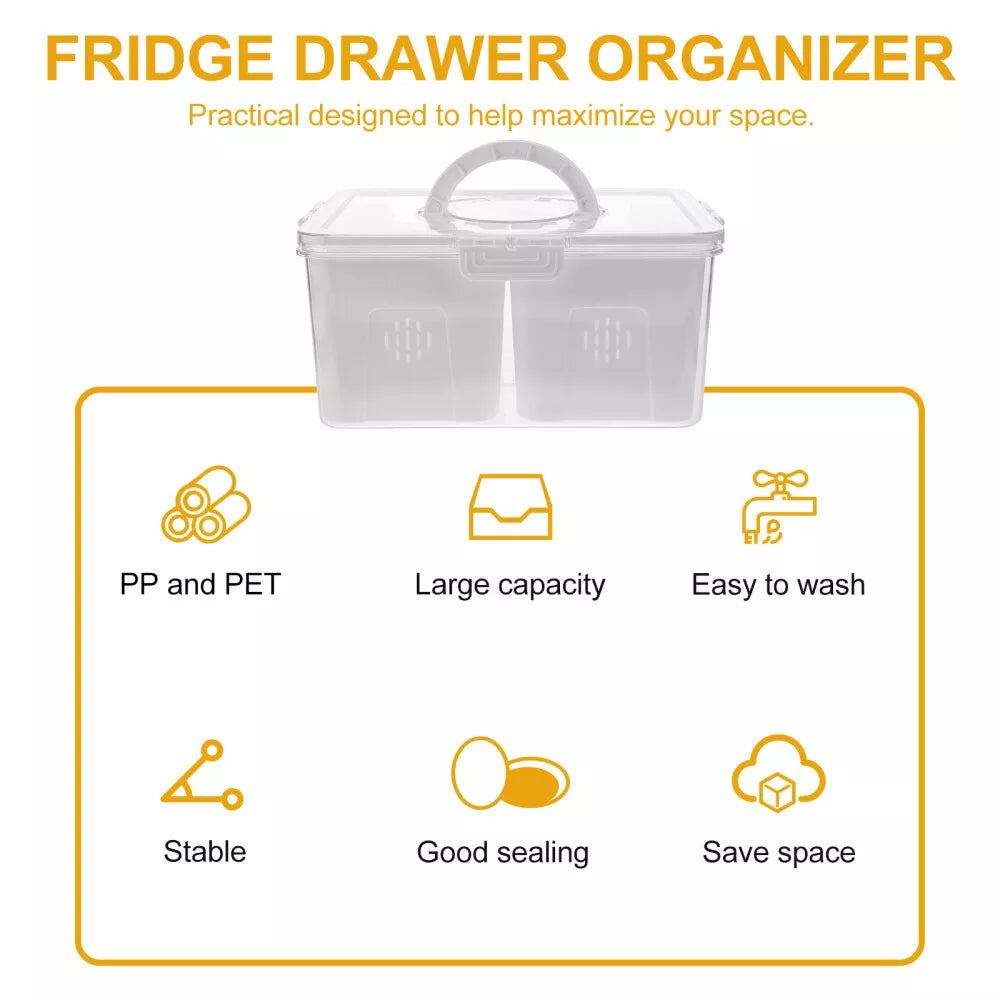 Double Veggie Storage Bin