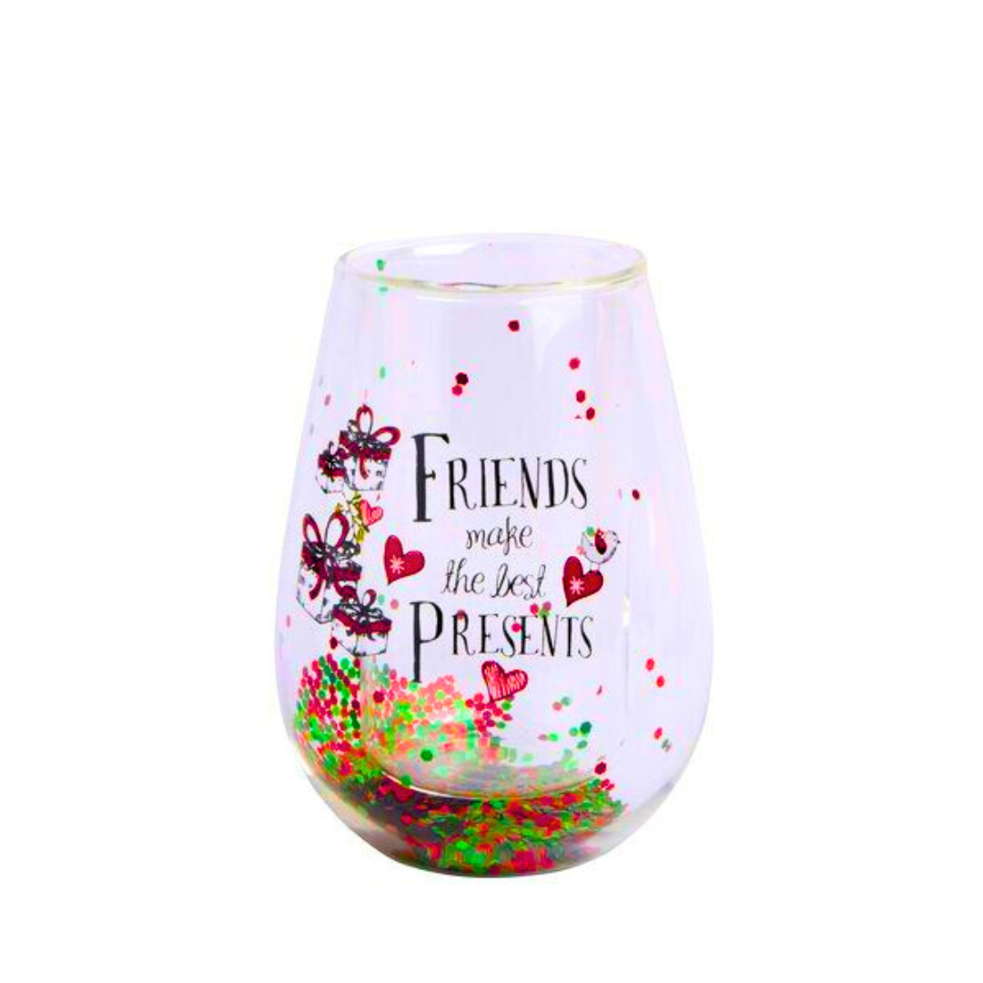 Double-Wall Confetti Drinking Glass