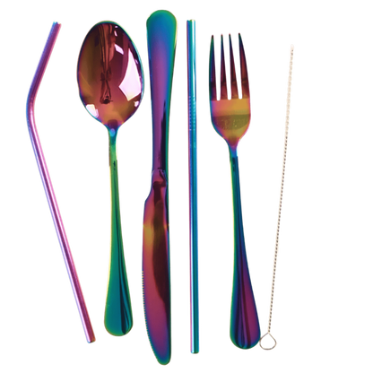 7pc Travel Cutlery Set