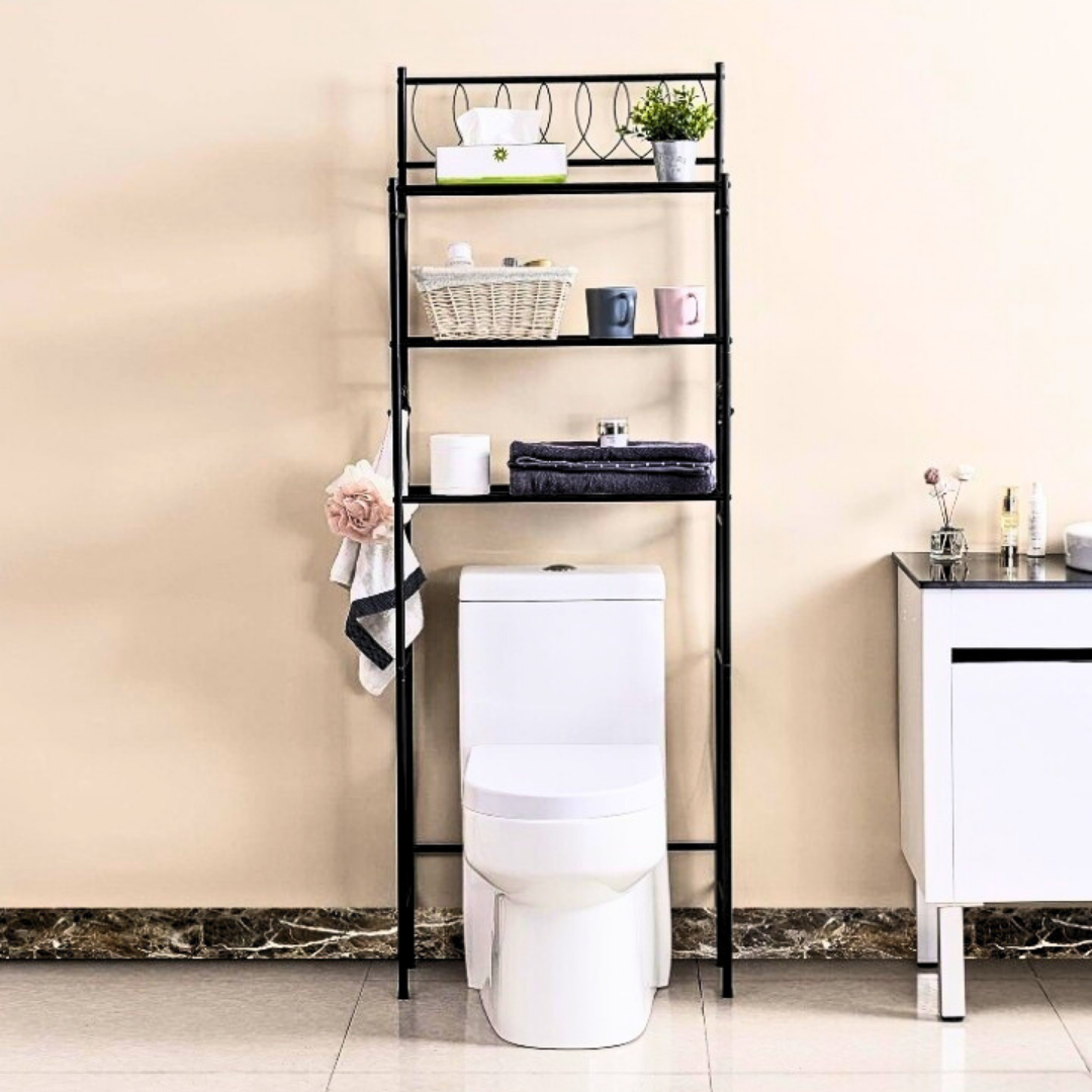 Metal Over-Toilet Organizer