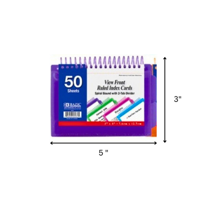 Spiral-Bound Index Cards