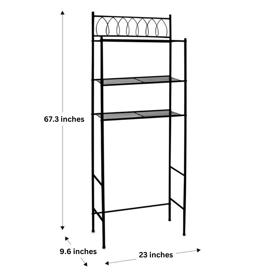 Metal Over-Toilet Organizer