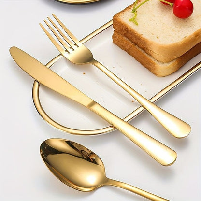 Gold Stainless Steel Cutlery