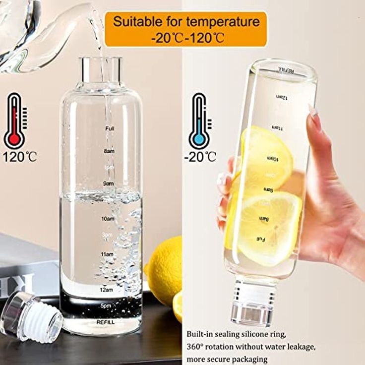 Glass Water Bottles