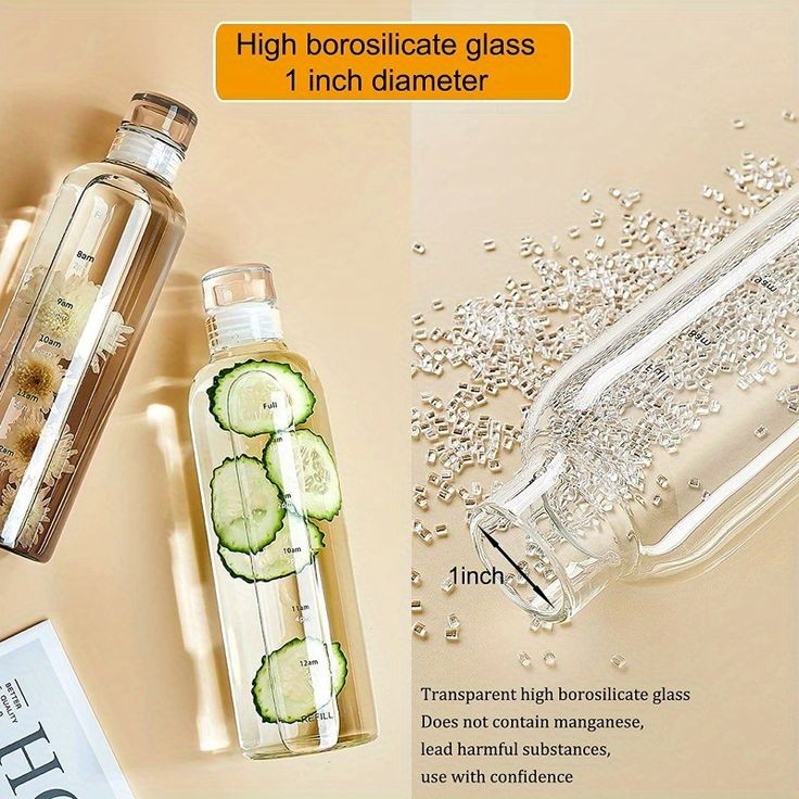 Glass Water Bottles