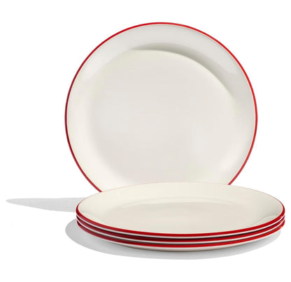 Martha Stewart 16pc Colored Rim Dinner Set