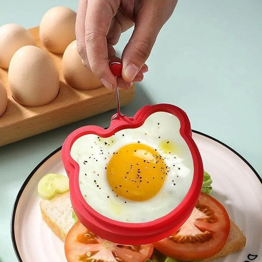 Silicone Bear-Shaped Egg/Pancake Ring