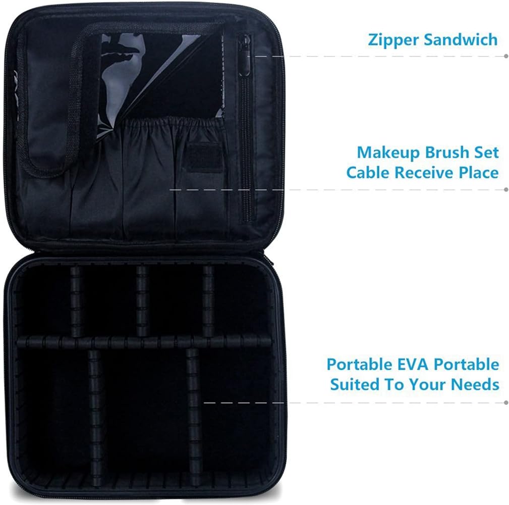 Travel Case with Adjustable Compartments