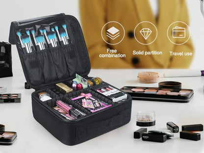 Travel Case with Adjustable Compartments