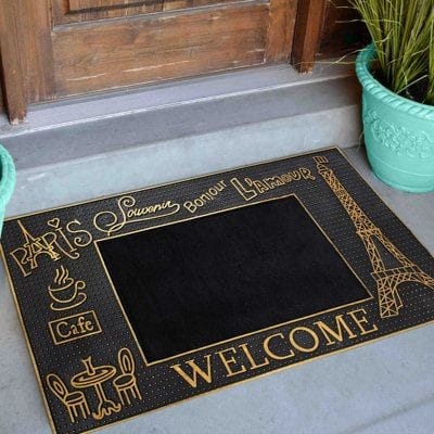 French-Themed Welcome Mats