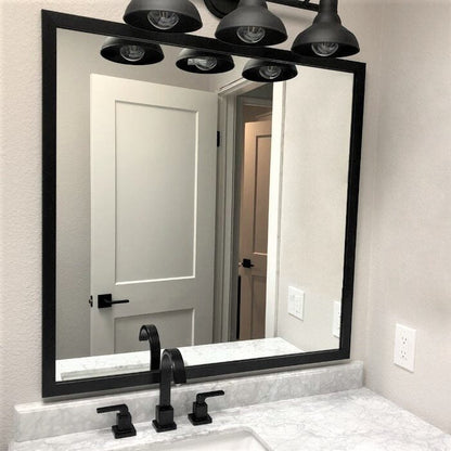 Black Square Mirrors