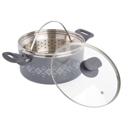 Tia Mowry Dutch Oven with Steamer Insert