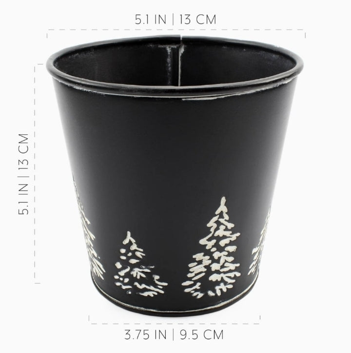 Metal Christmas Bucket