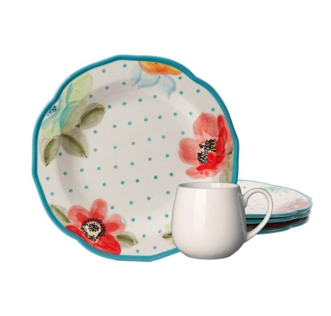 Pioneer Woman Floral Dinner Plate