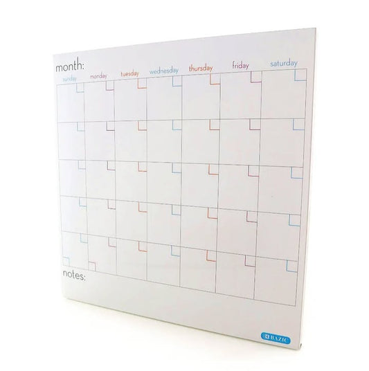 Dry Erase Calendar