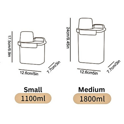 Airtight Dispensers w/ Measuring Lid