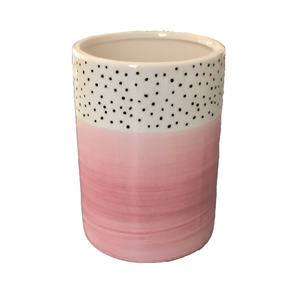 Polkadot & Pink Vase
