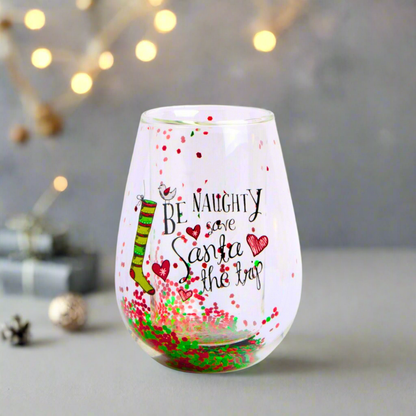 Double-Wall Confetti Drinking Glass