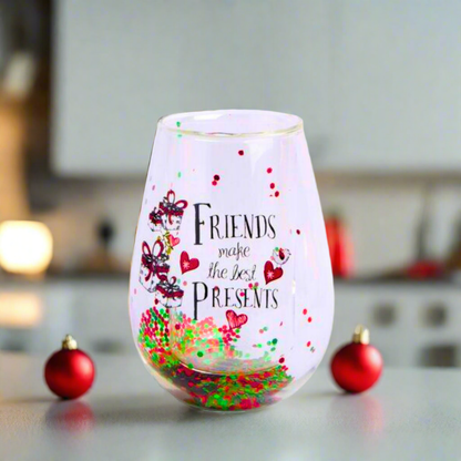 Double-Wall Confetti Drinking Glass