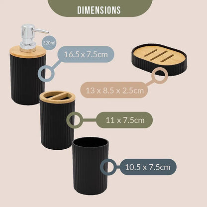 7pc Bathroom Set