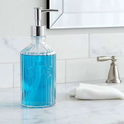 Glass Soap Bottles