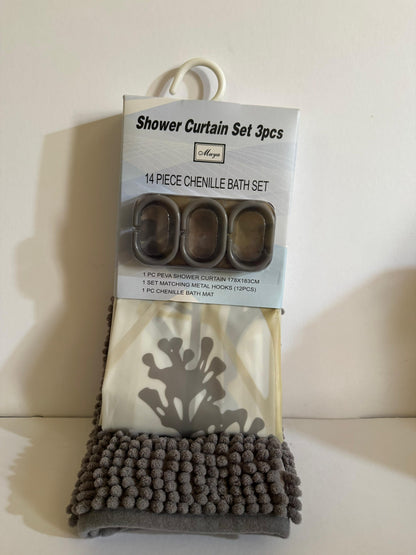 3pc Shower and Bath Set