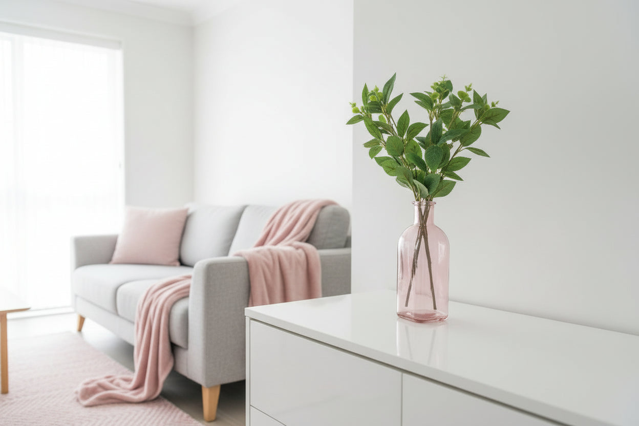 Decorative Vase with Greenery